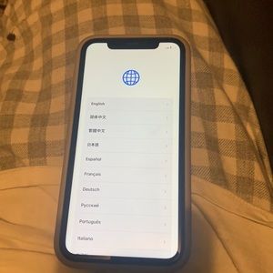 iPhone XR 64GB fully unlocked with adidas case